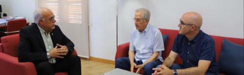 Julián Nieva junto a Román Orozco y Juanjo Díaz Portales