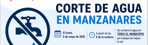 Cartel anunciador del corte
