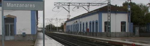 Estación de tren de Manzanares - imagen de archivo