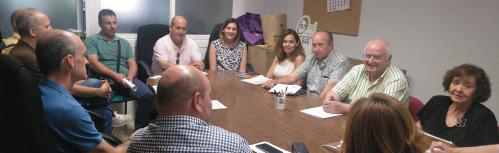 Reunión de la junta directiva de la asociación Alto Guadiana Mancha