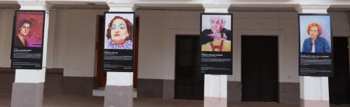 Imagen de la exposición Mujeres X Mujeres instalada en marzo de 2021 en Manzanares