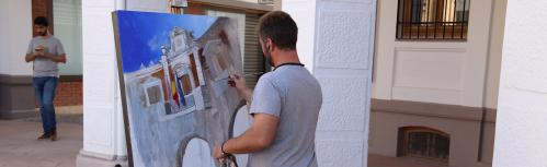 Participante en la V edición del Certamen Nacional de Pintura Rápida 'Manzanares y su entorno'
