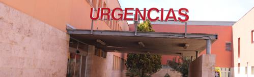 Entrada de Urgencias del hospital de Manzanares