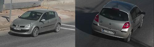 Imágenes del vehículo del desaparecido captadas en Manzanares el 22 de julio de 2022