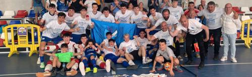 El Talleres Arroyo Manzanares FS celebra el ascenso a División de Honor Juvenil