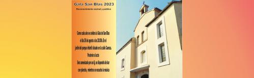 Cartel de la Gala San Blas 2023
