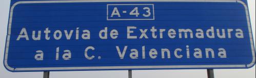 Cartel de la A43