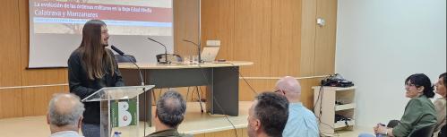 El profesor García Carpintero durante la conferencia