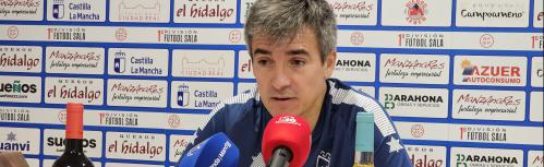 Juanlu Alonso en la previa del partido frente al Córdoba Juanlu Alonso en la previa del partido frente al Córdoba