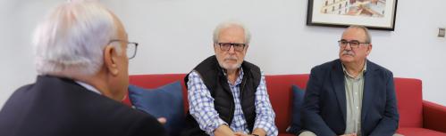 Reunión de Manuel Labián y Agustín Sánchez con Julián Nieva