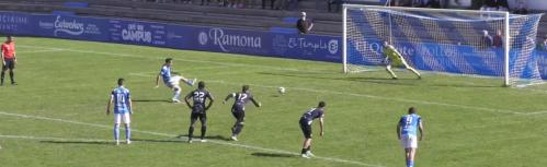 El Almansa abrió el marcador de penalti en el minuto 33 de partido