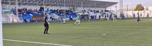Jugada del partido entre el Manzanares y el Herencia