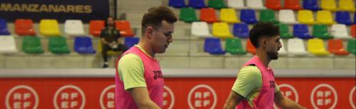 Entrenamiento Selección Española FS en el Manzanares Arena previo partido España-Finlandia