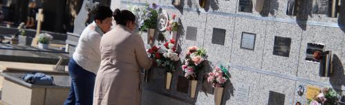 Preparación del cementerio para el Día de Todos los Santos 2026