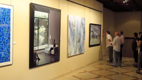 Exposición del certamen de pintura en su edición de 2017