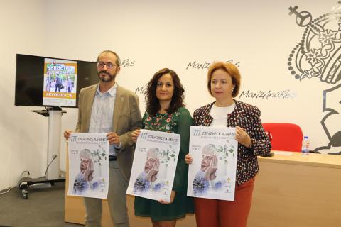 Prado Zúñiga presentó las jornadas junto a Pablo Aguado y Alfonsa Lara