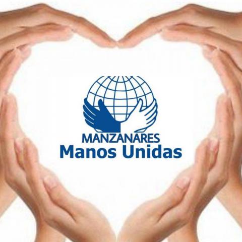 Logotipo de Manos Unidas en Manzanares