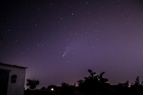 Cometa Neowise (Fotografía de Daniel Morales)