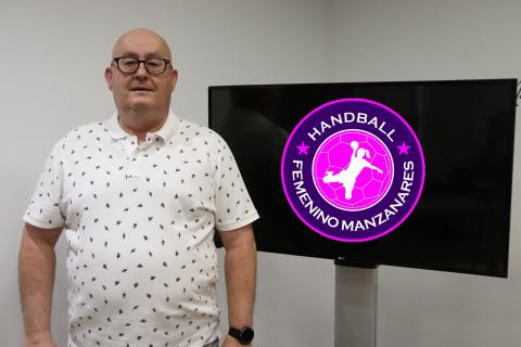 Pedro Contreras, presidente del Handball Femenino Manzanares