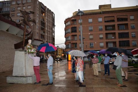 Homenaje a Sánchez Mejías en el 86 aniversario de su mortal cogida en Manzanares (Foto de Juan Criado)