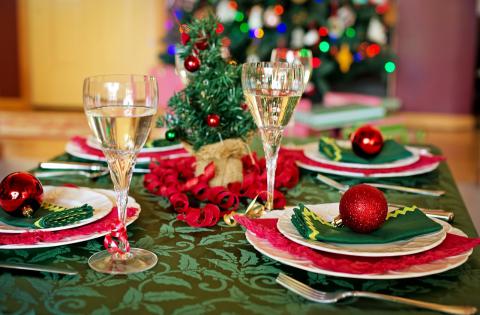Cena de Navidad (Fotografía de Pixabay)