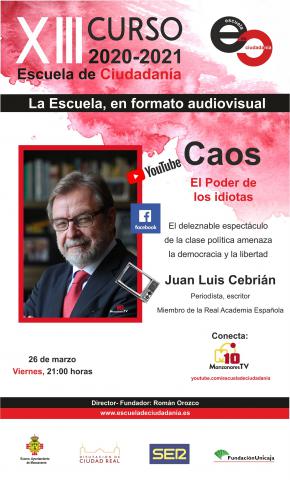 Escuela de Ciudadanía con Juan Luis Cebrián