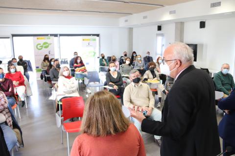 Inauguración del programa a cargo del alcalde de Manzanares
