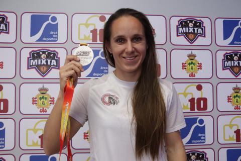 Sonia Molina, subcampeona de España 2022 (pista cubierta) de 60 metros lisos