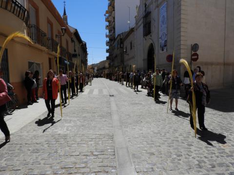 Procesión de las Palmas en el Domingo de Ramos de 2017