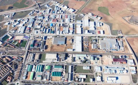 Vista aérea del Polígono Industrial (archivo)