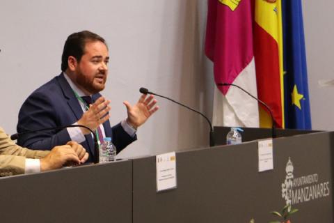 Pablo Camacho durante la clausura de Fercam 2022