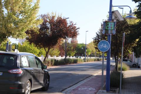 Radar informativo en la Avenida de Andalucía