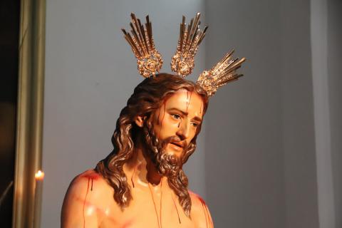 Presentación imagen Cristo de la Salud Despojado de sus Vestiduras