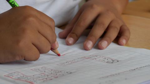 Niño escribiendo (Fotografía: Lourdes ÑiqueGrentz - Pixabay)