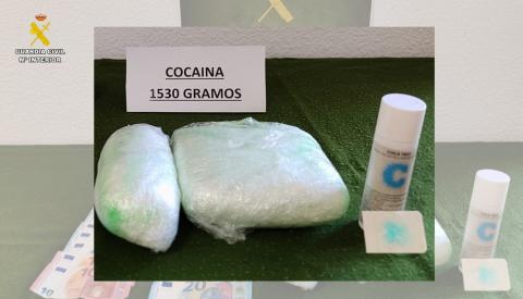 Cocaína intervenida en la operación