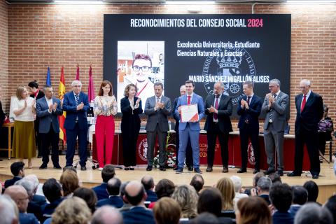 Reconocimiento a Mario Sánchez UCLM