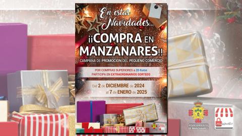 Campaña 'En estas Navidades... ¡compra en Manzanares!' 2024