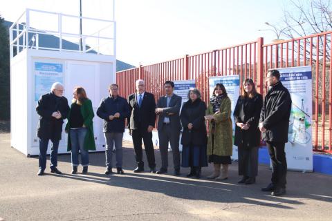 Inauguración estación de medición de la calidad del aire en Manzanares