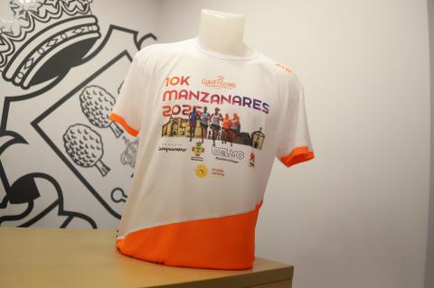 Camiseta de la 10k Manzanares 2025