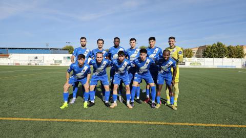 Once inicial del Manzanares CF ante La Roda CF