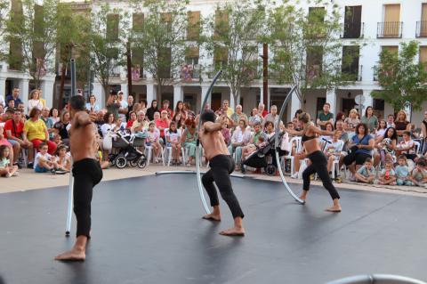 Indala en la plaza de la Constitución