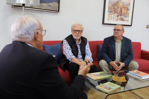 Reunión de Manuel Labián y Agustín Sánchez con Julián Nieva