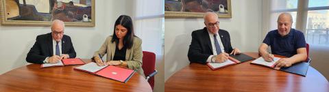 Convenios Ayuntamiento y FF Manzanares y Club de Judo Manzanares