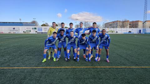 Once inicial del Manzanares CF ante el Valdepeñas