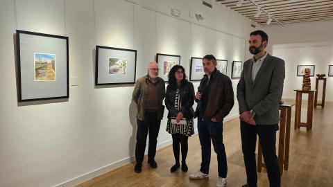 Exposición Paisajes de papel, pigmento y agua - Gonzalo Serrano