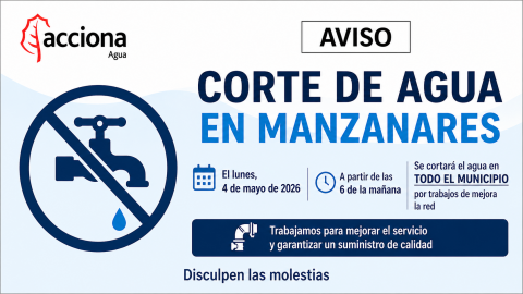 Cartel anunciador del corte