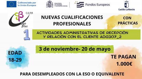 Oferta formativa en el CEPA San Blas