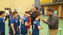 Entrega de medallas al equipo alevín de la Escuela Municipal de Fútbol Sala