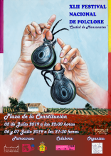 Cartel del XLII Festival Nacional de Folclore 'Ciudad de Manzanares'
