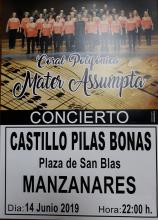 Cartel anunciador del concierto de la Coral Mater Assumpta
